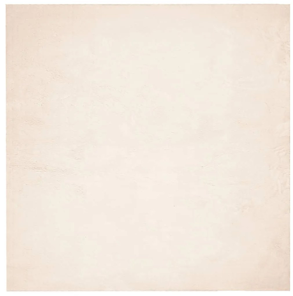 HUARTE bézs rövid szálú puha és mosható szőnyeg 200 x 200 cm
