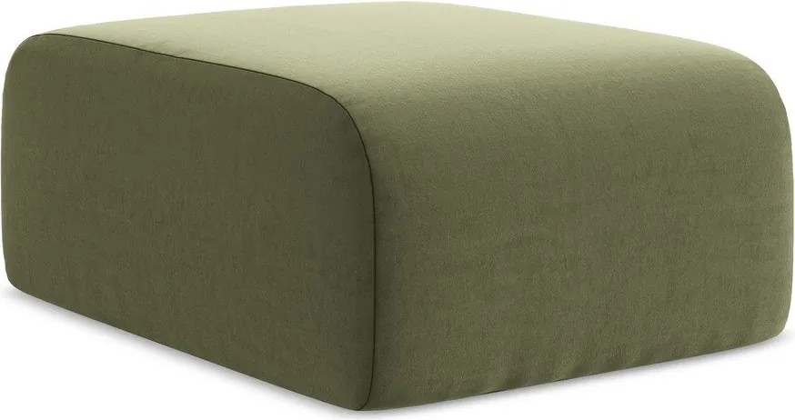 Zöld bársony lábtartó Lani – Makamii