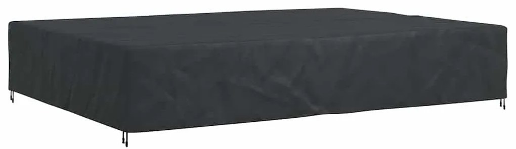 Kültéri bútorhuzat Fekete 350 x 260 x 90 cm 210D