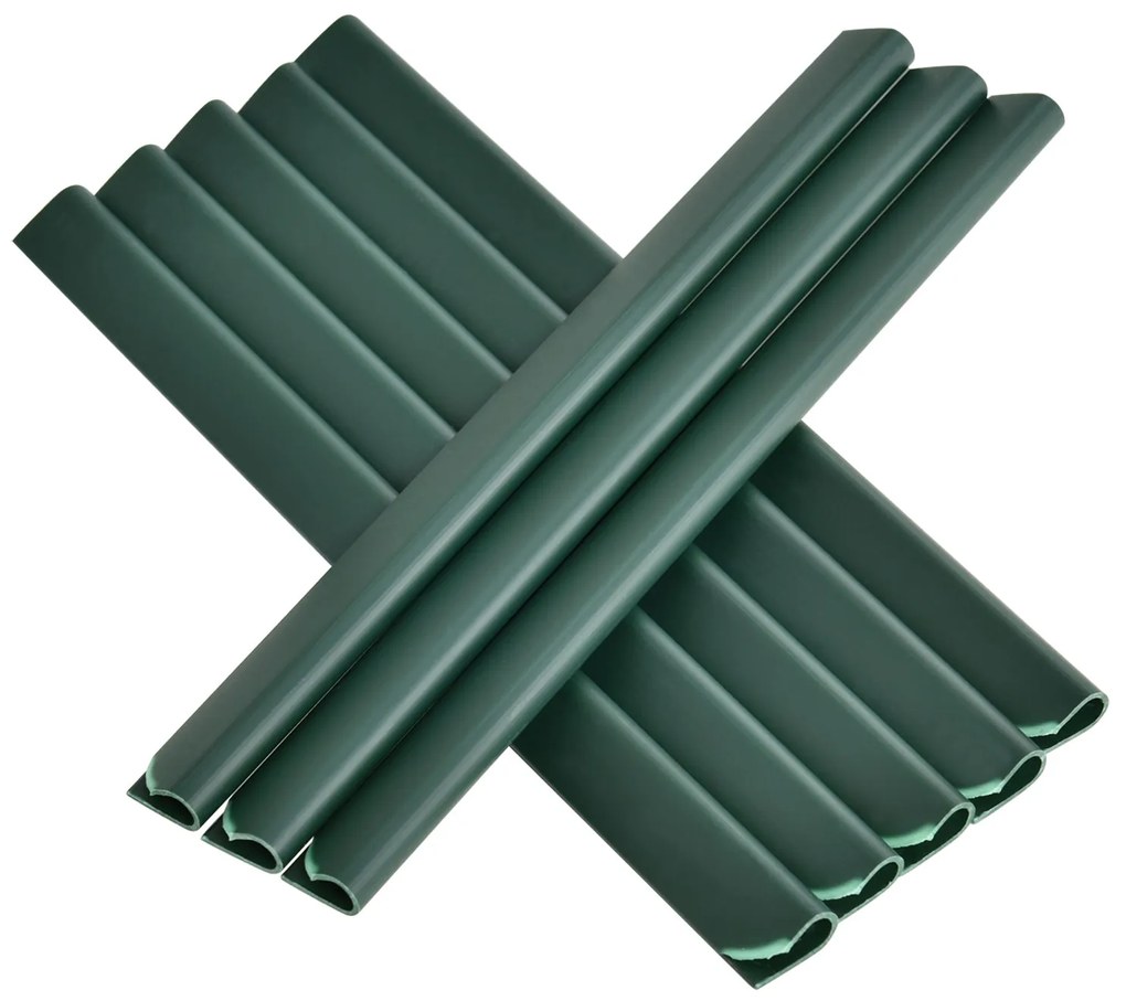 Juskys PVC védőöv a kerítéshez 4 db - zöld