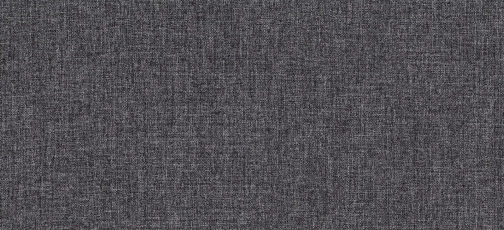 Ágyazható, kétoldalas L alakú kanapé VALERIO SLIM 200x140 cm, sötétszürke színű + 2 db díszpárna INGYEN