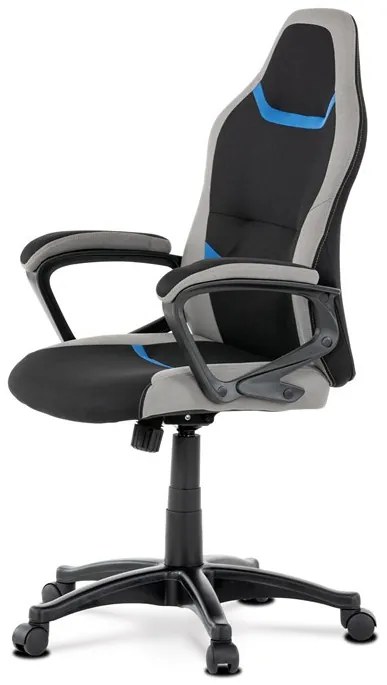 Gamer Irodai Forgószék Fekete Szövet Kárpittal KA-L611 BLUE