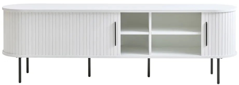 Fehér TV-állvány 180x56x45 cm Nola – Unique Furniture