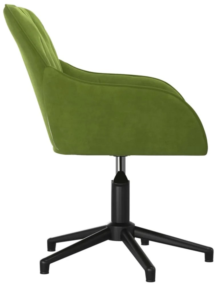 2 db világoszöld bársony forgó étkezőszék