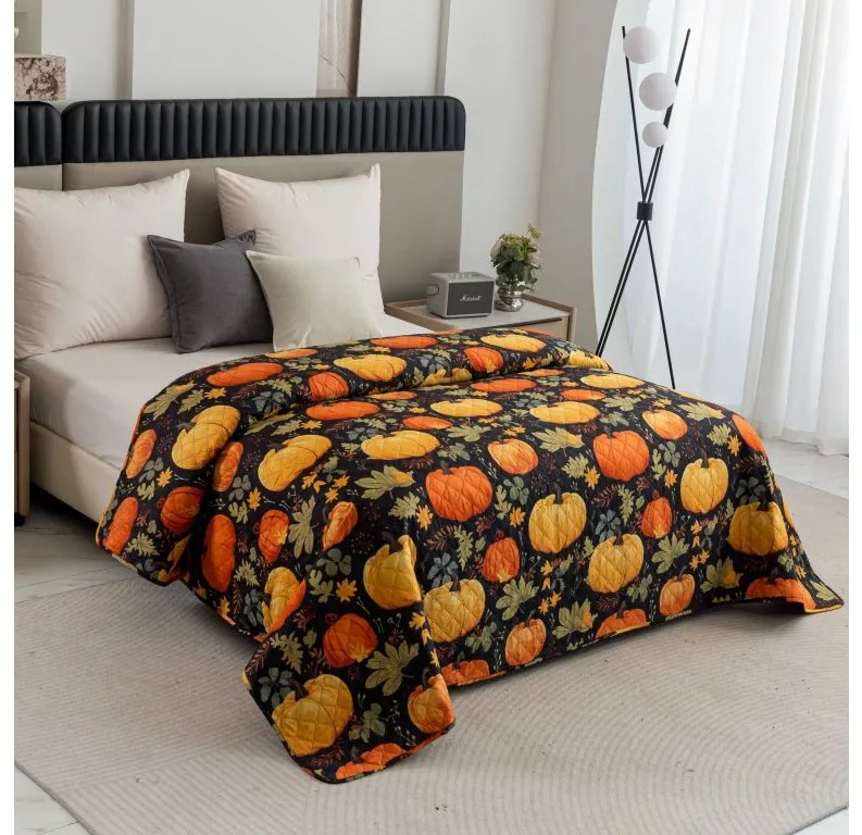 Ágytakaró ORANGE PUMPKINS színes Méret: 220 x 240 cm