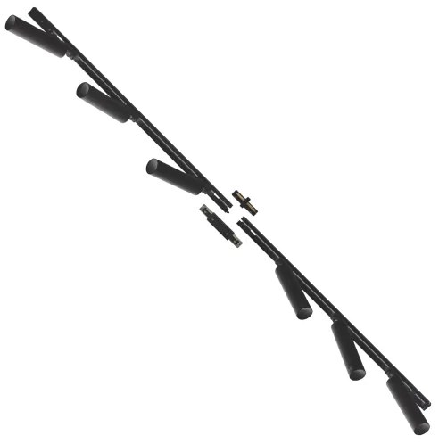 Zuma Line 3027 - Spotlámpa sínrendszerrel LULU 6xGU10/35W/230V fekete