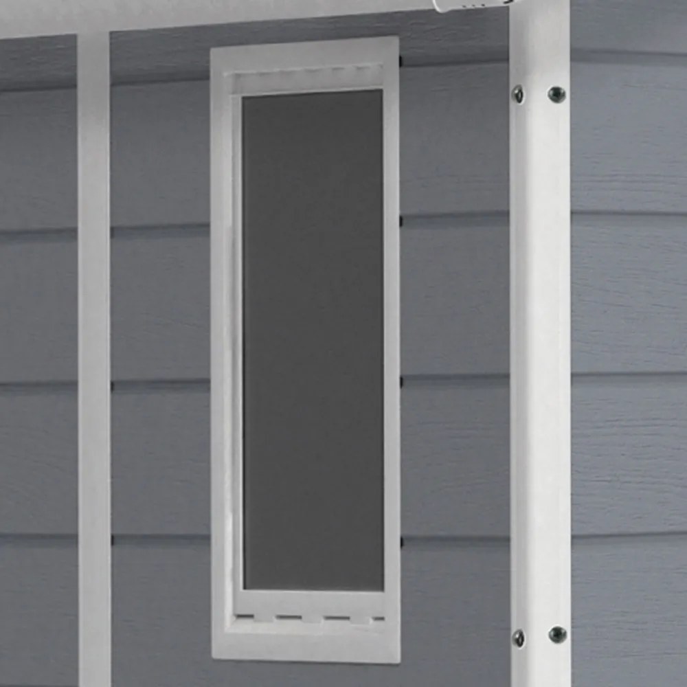 Keter MANOR 6x5 DD ablakos és kétajtós szerszámos ház