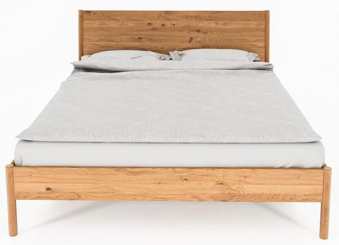 Natúr színű tölgyfa egyszemélyes ágy 90x200 cm Pola – The Beds