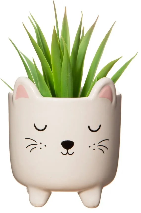 Kő virágcserép ø 7,5 cm Cat – Sass &amp; Belle