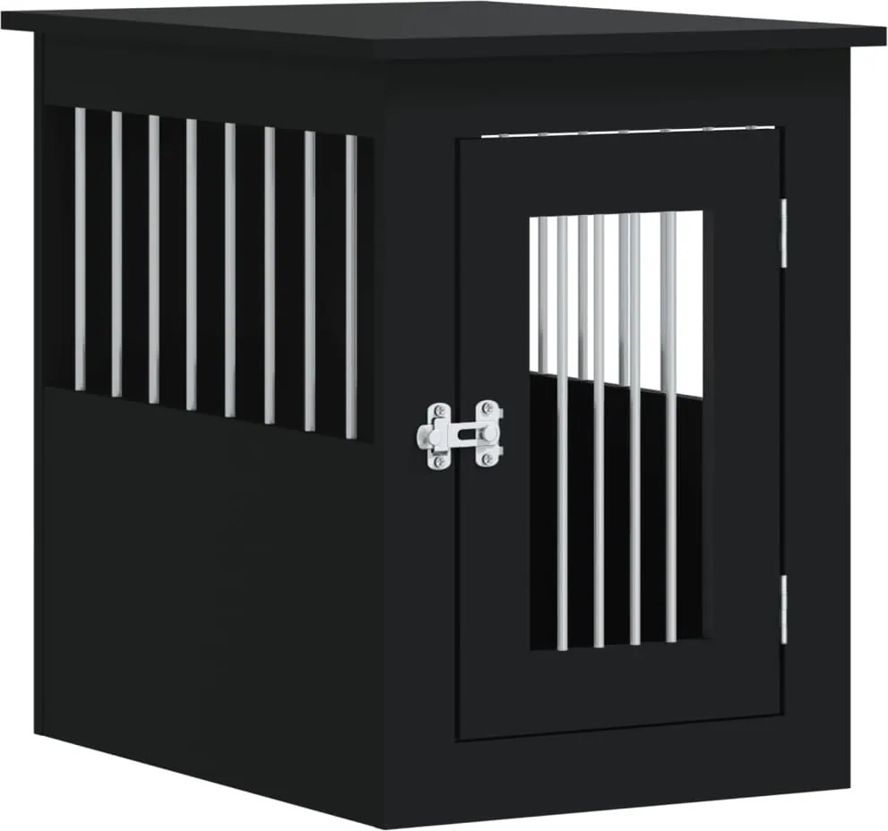 vidaXL fekete szerelt fa szerelt fa 45 x 62 x 59 cm