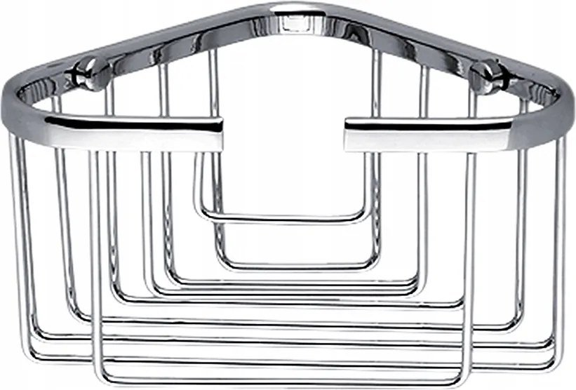 Nimco Nyitott dróthálós sarokpolc, nem csak zuhanyzóhoz Op 108N-26