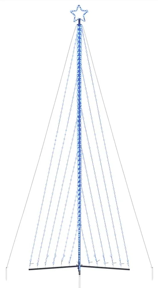 kék LED karácsonyfa 789 LED 476 cm