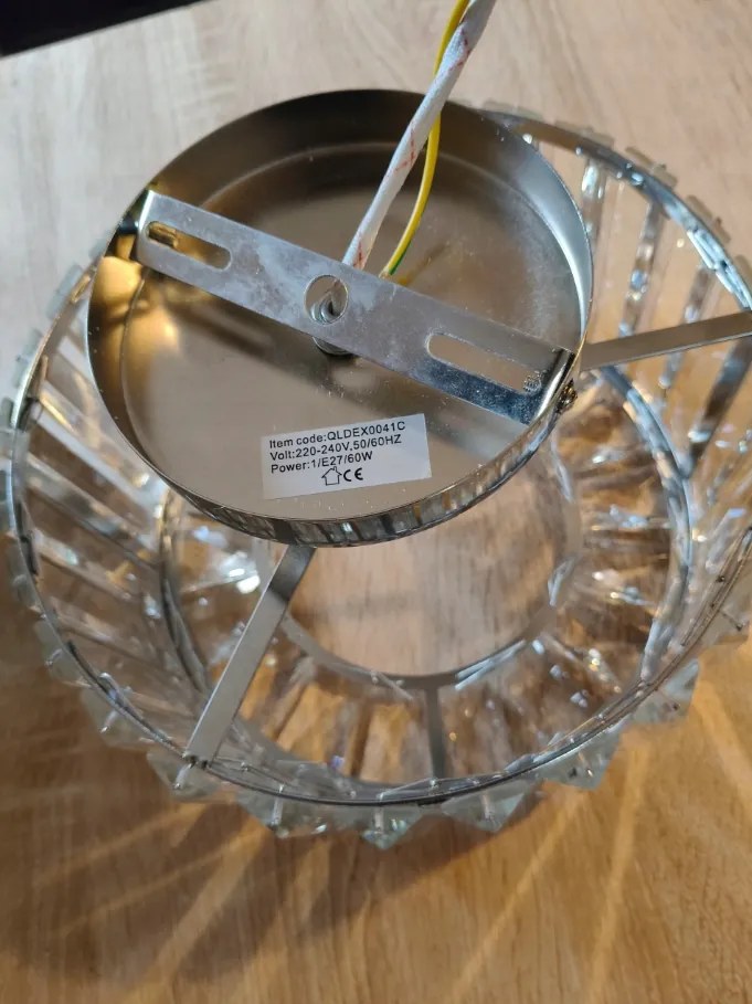 Mennyezeti Lámpa , Kristály Csillár Modern Ezüst Gyönyörű Hálószoba