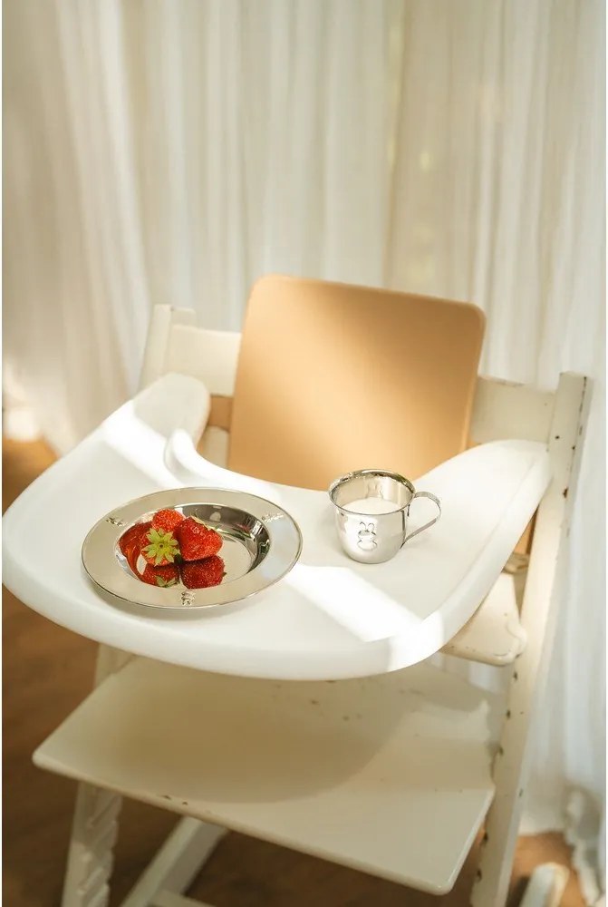 Rozsdamentes acél gyerek étkészlet 2 db-os Miffy – Zilverstad