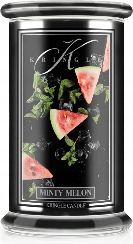Minty Dinnye Kringle Candle nagy gyertya két kanóccal (624g)