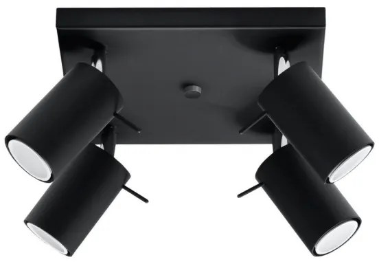 Brilagi -  LED Spotlámpa ASMUS 4xGU10/7W/230V fekete