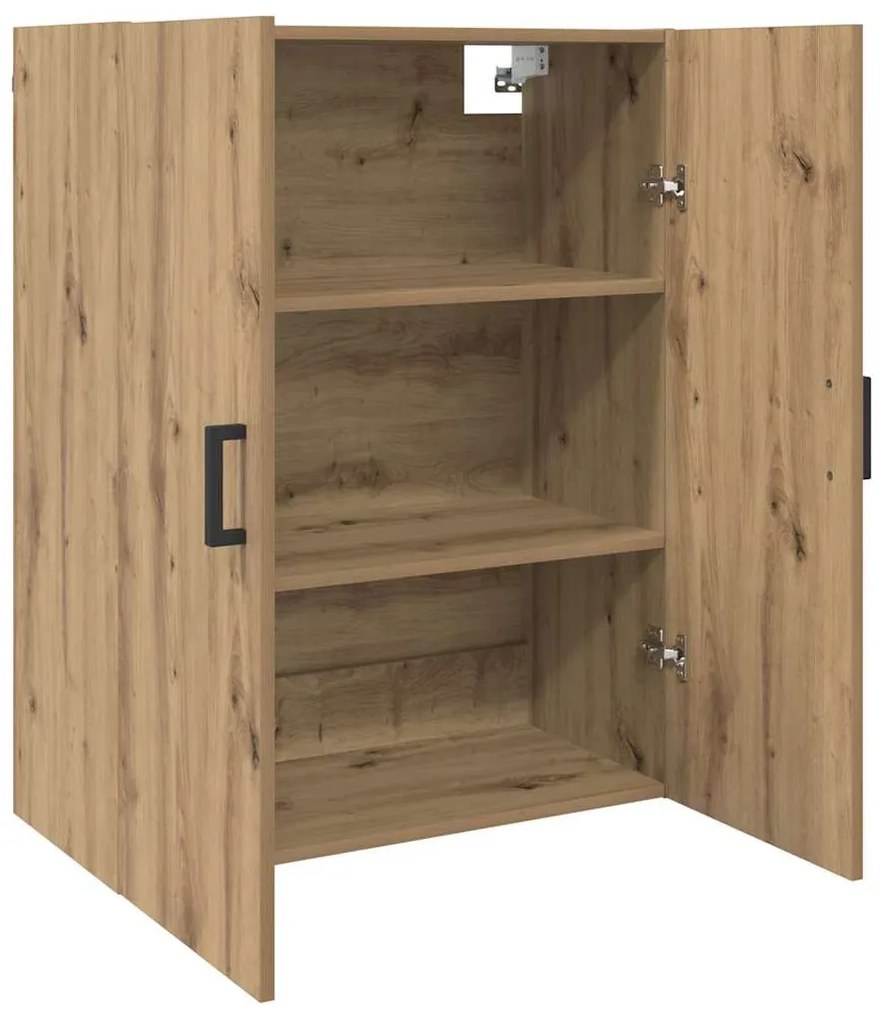 Fali Szekrények 2 pcs kézműves tölgy 69.5 x 34 x 90 cm Faanyag