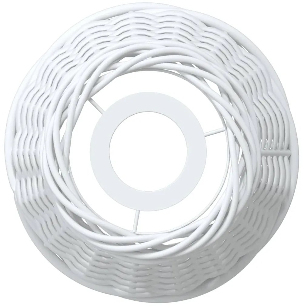 fehér fonott mennyezeti lámpaernyő Ø15 x 12 cm