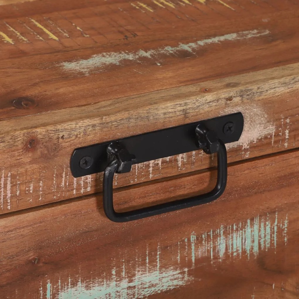 Tárolódobozok Barna 60 x 30 x 30 cm Tömör újrahasznosított fa