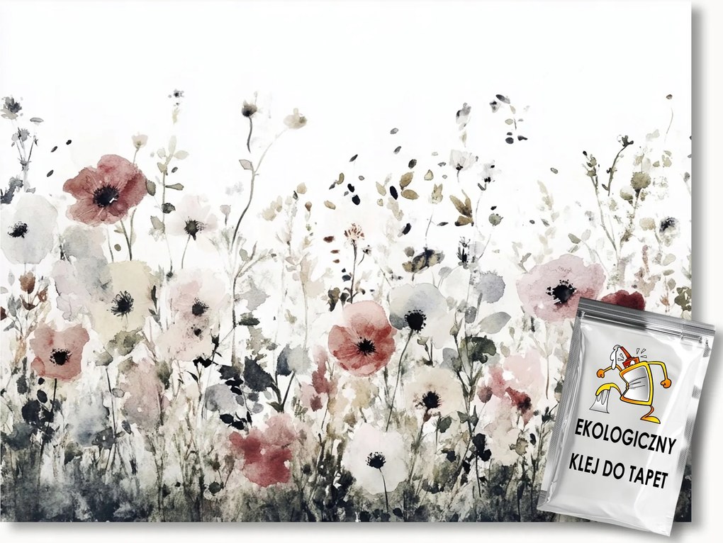 Fotótapéta Flizelina Természet Kert Rét Virágágyás Színes Virágok 400x280 ragasztó