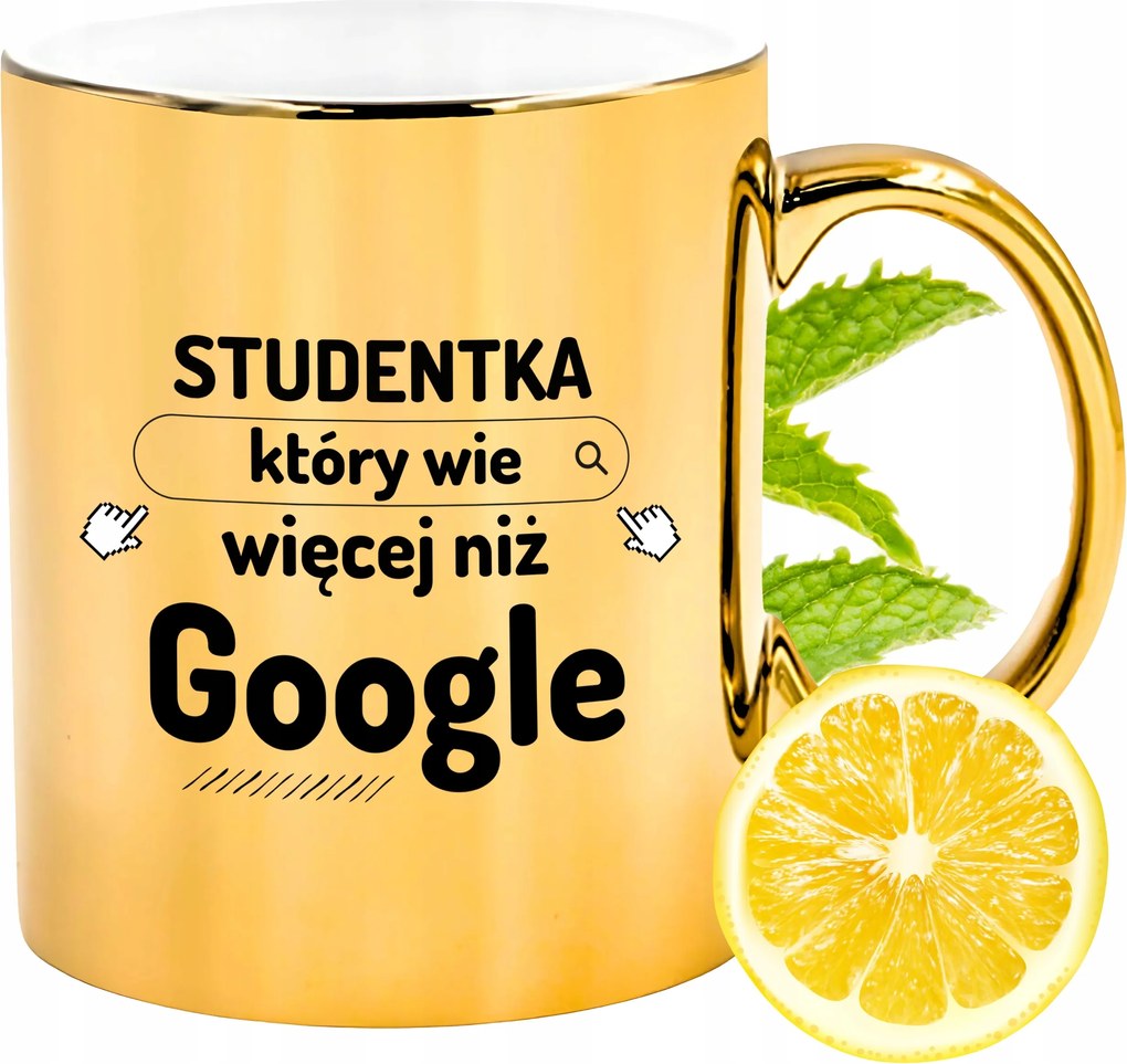 Prémium Arany Csillogó Bögre Diáklányoknak Ajándék Nyomtatott Fotóval