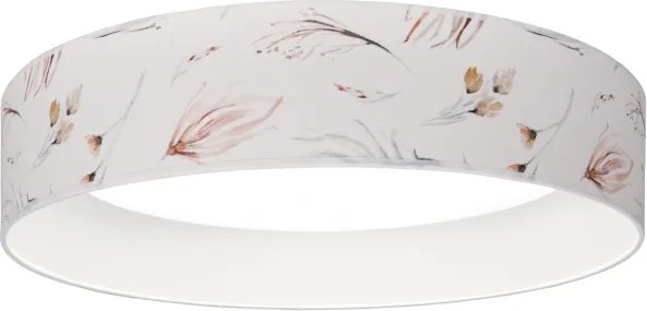 BRILAGI-LED VELVET VARI mennyezeti lámpatest LED/24W/230V CCT, átmérő 45 cm, fehér/virágos