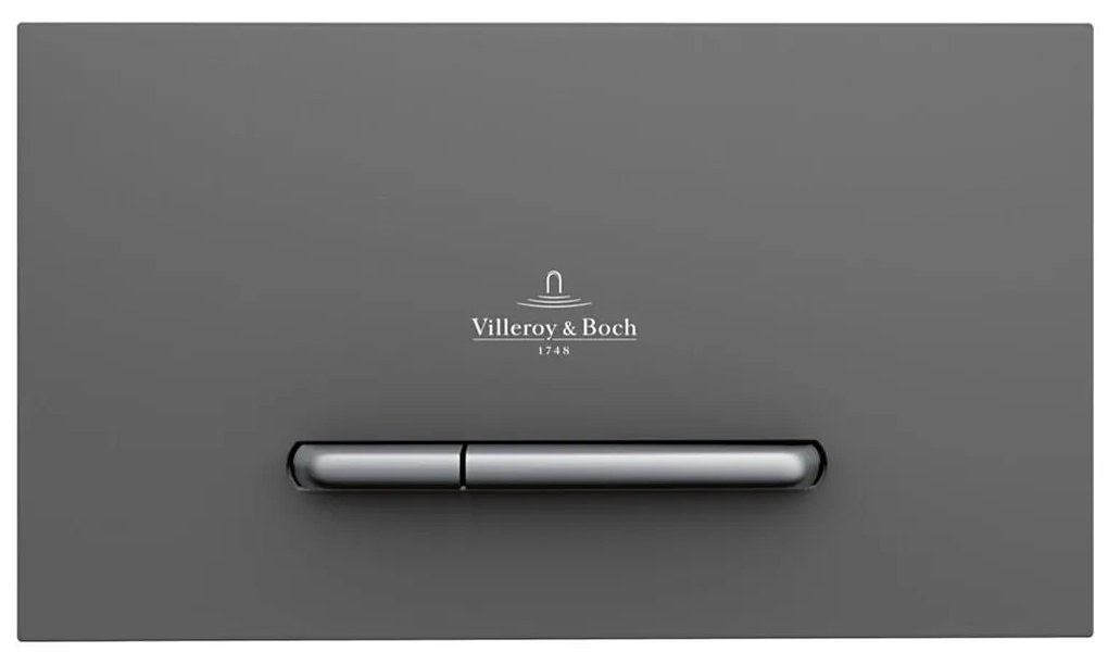 Villeroy & Boch 922169D8 - Öblítőgomb VICONNECT antracit/matt króm