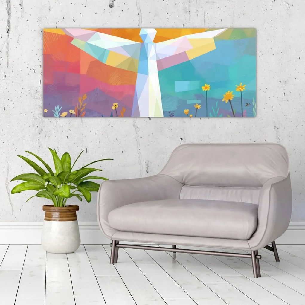 Kép - Virágok őrzője (120x50 cm)