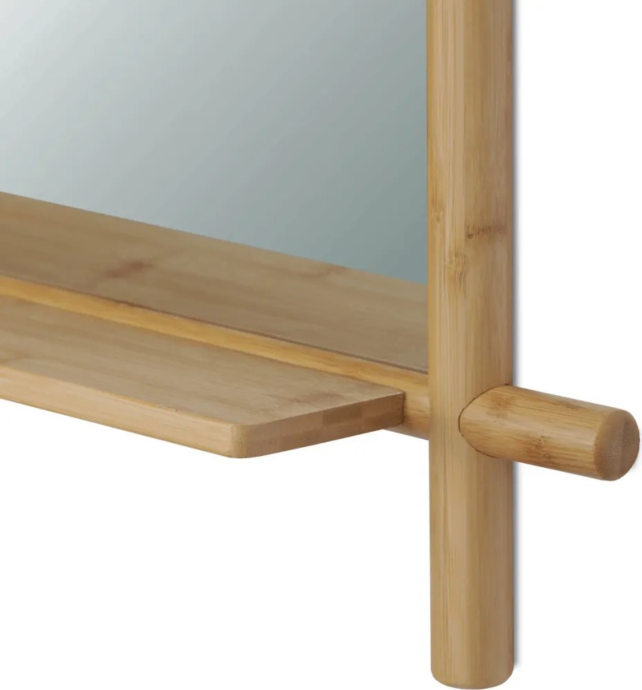 Falitükör, bambusz, natúr, AZR-B027