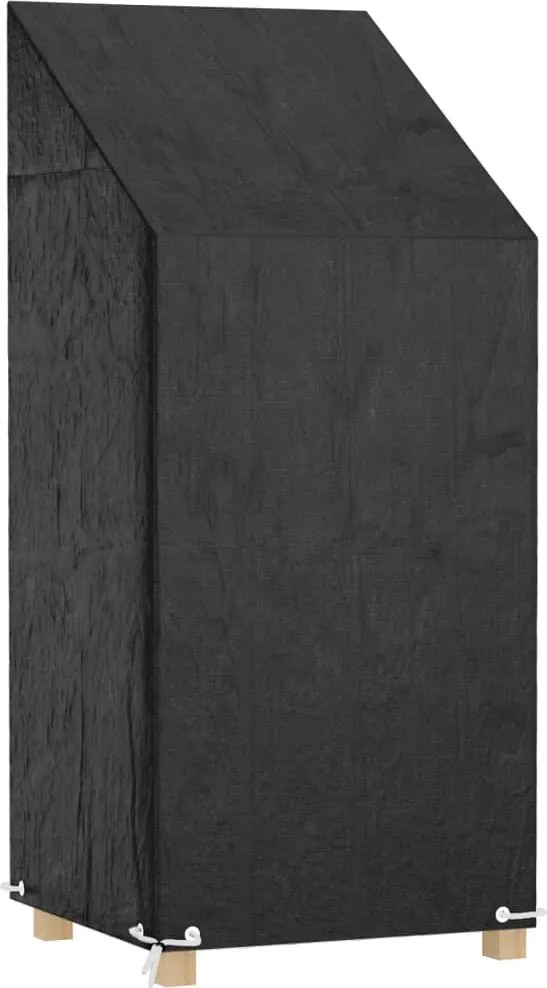 vidaXL polietilén kerti szék huzat 8 fűzőlyukkal 65x65x110/150 cm