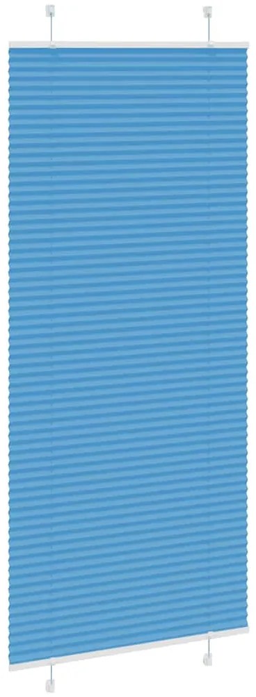pliszírozott redőny kék 85x200 cm szövetszélesség 84,4 cm