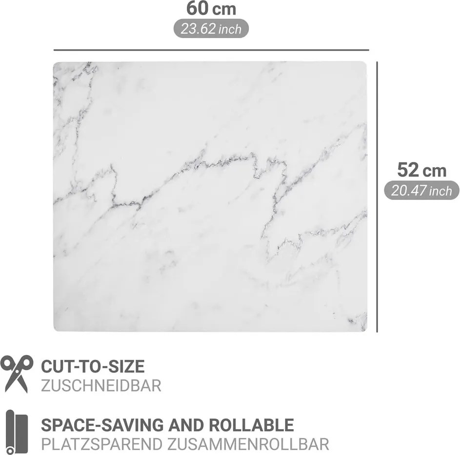 PVC tűzhely fedőlap 60x52 cm Marble – Wenko