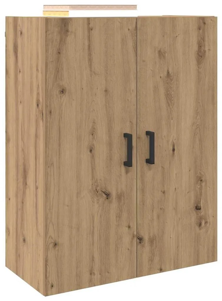Fali Szekrények 2 pcs kézműves tölgy 69.5 x 34 x 90 cm Faanyag