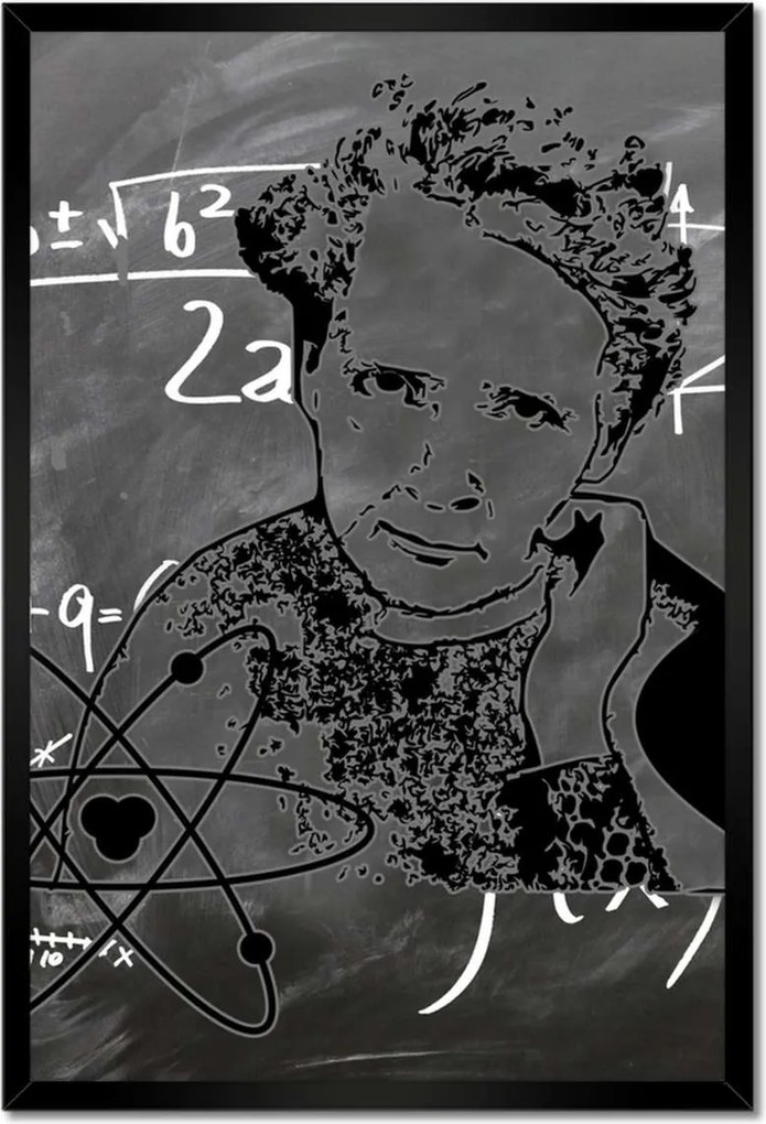 Poszterek keretben 40x60 Maria Skłodowska Curie