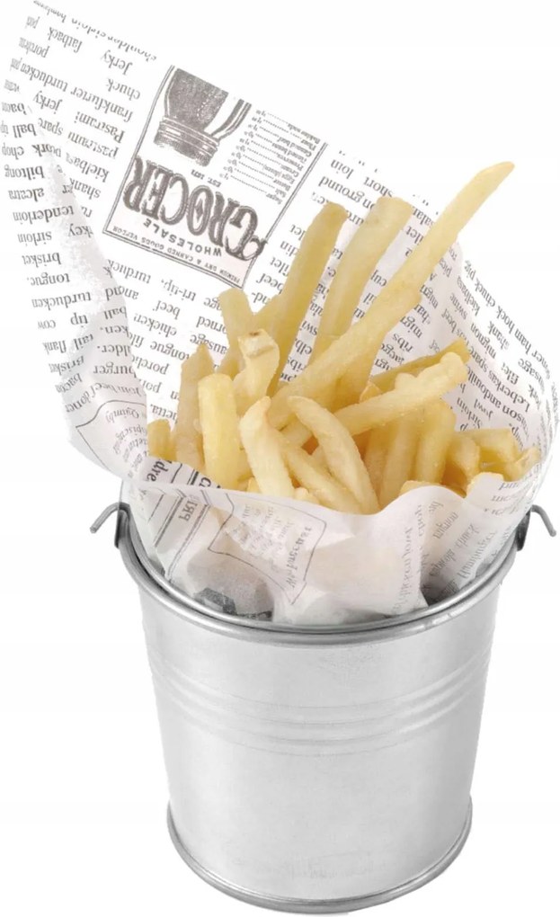 Miniatűr acél vödör 100mm-es nyéllel