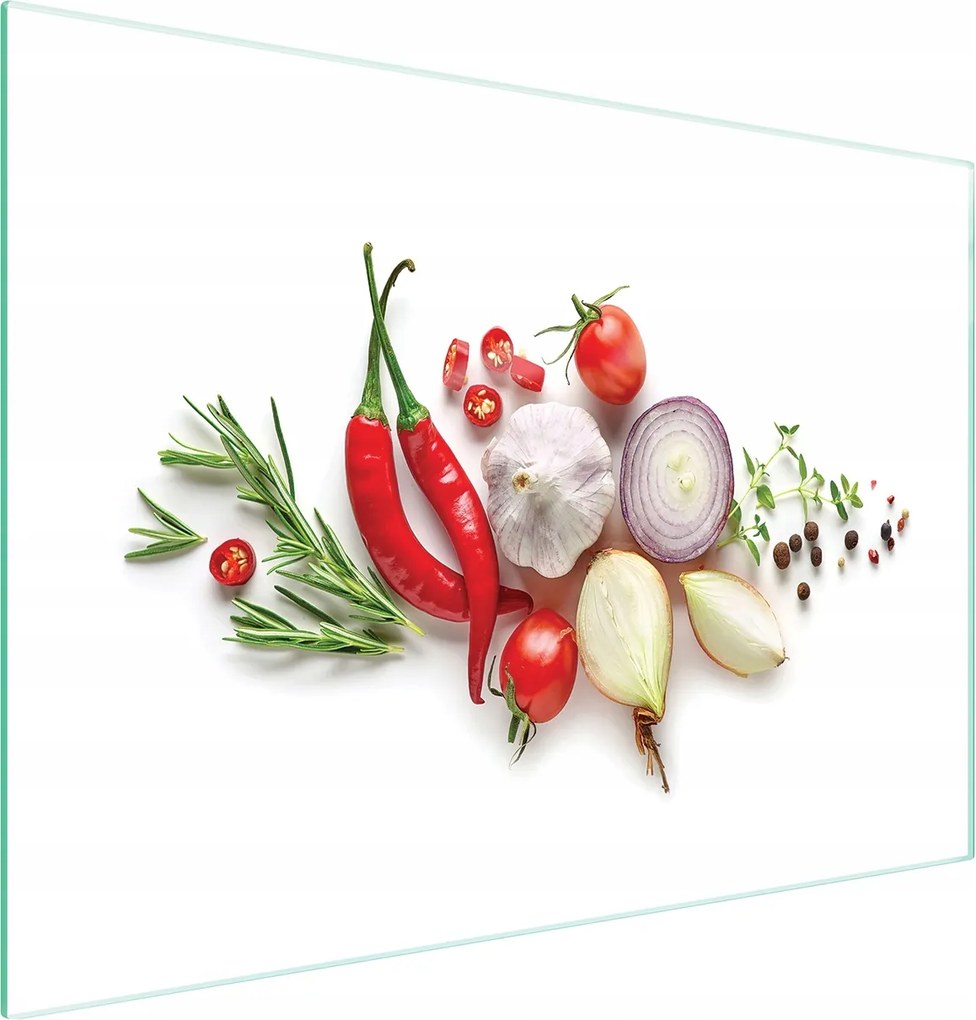 Üveg Vágódeszka 40x30 Zöldség Edzett Üveg