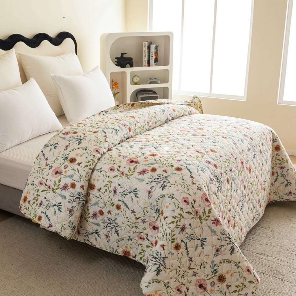 HERBALIS krémszínű ágytakaró Méret: 170 x 210 cm