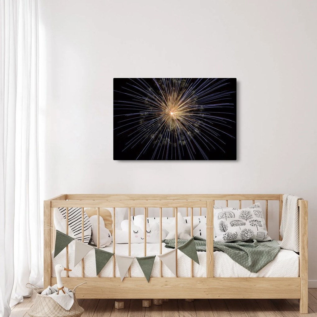 Tűzijáték képe (90x60 cm)
