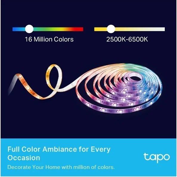 LED RGBW dimmelhető szalag 5 m LED/24W/230V Wi-Fi