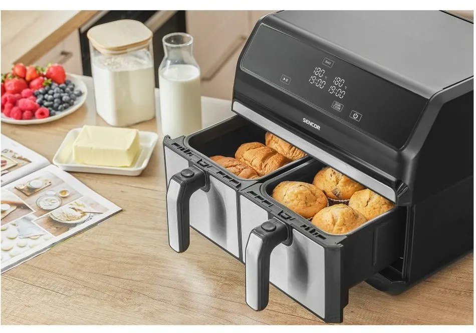 Sencor SFR 9500SS forrólevegős fritőz