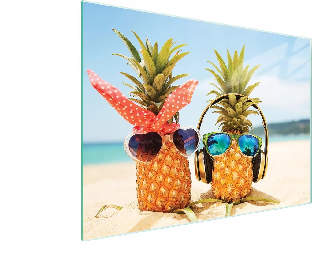 Üveg Vágódeszka 40x30 Ananász Edzett Üveg