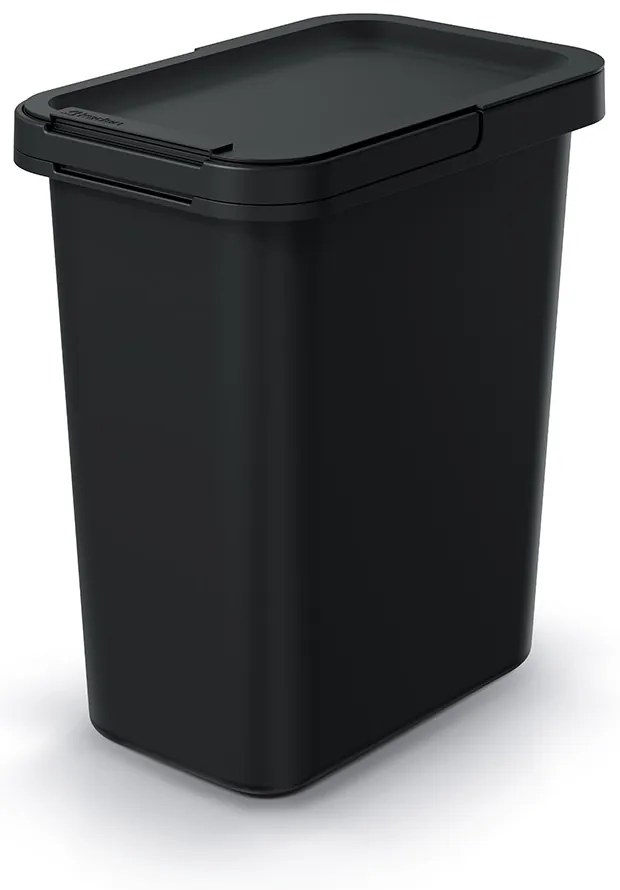 Függő szemetes, 12 l, fekete