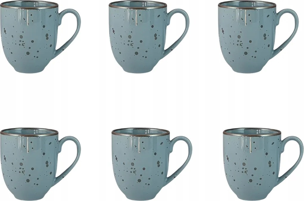 Cottage Jeans szett 6 x Bögre 400 ml Alumínium Bogucice