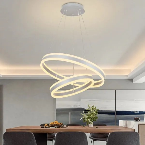 LED állítható fényerejű csillár kábellel LED/135W/230V 3000-6500K + DO