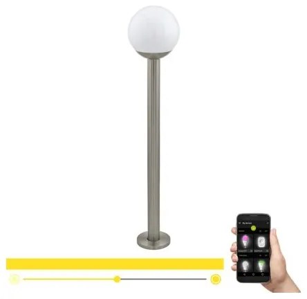 Eglo 33566 - LED Dimmelhető kültéri lámpa NISIA-C 1xE27/9W/230V 980 mm IP44
