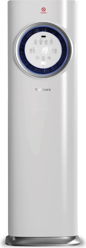 Hordozható légkondicionáló csendes 3az1ben Webber 1,7kW WiFi hőszivattyú fűtés