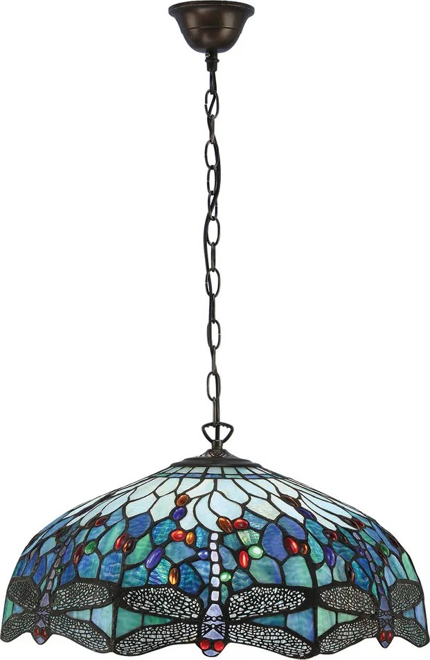 Endon DRAGONFLY BLUE 66148 Függőlámpa 3x60W/E27 IP20