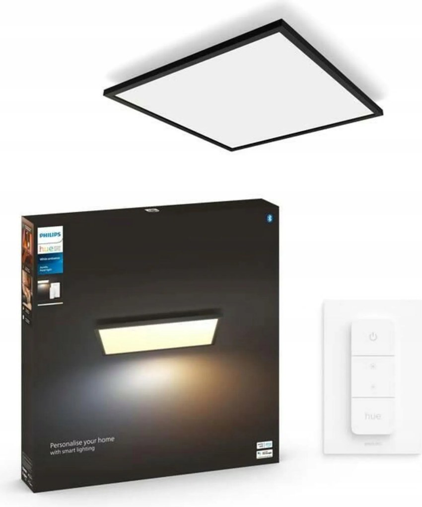Philips Hue Aurelle Led panel 60cm fekete 39W 3750lm 2200-6500K távirányítóval