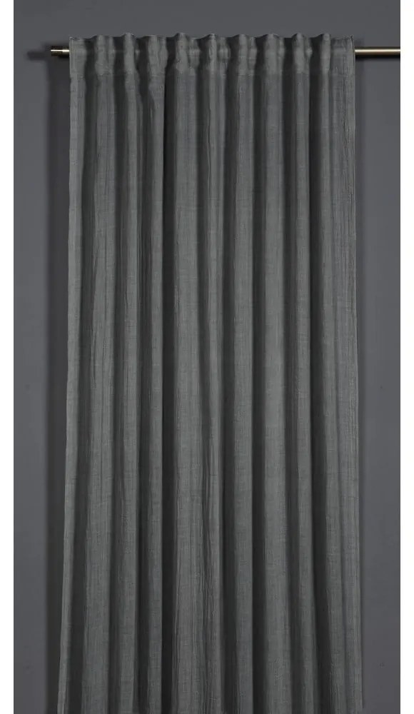 Sötétszürke függöny 135x245 cm Etamine – Sehlbach