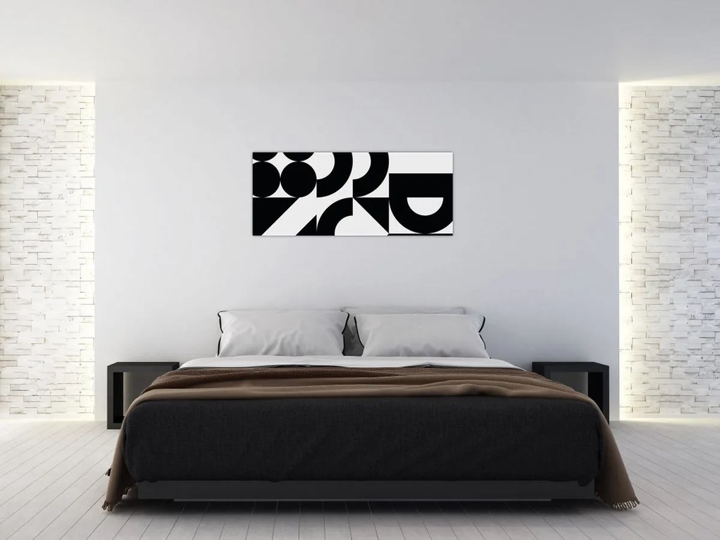 Kép - Geometriai absztrakció N⁰2 (120x50 cm)
